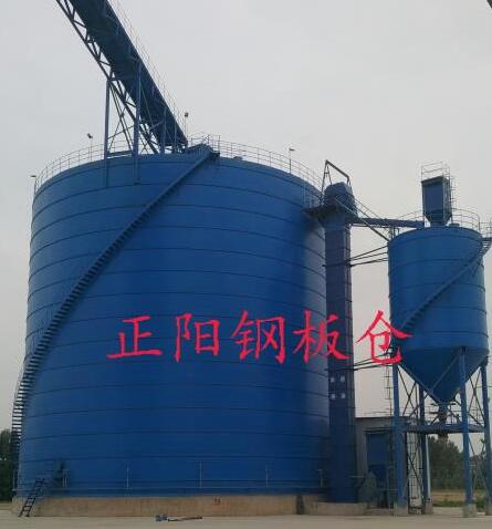 港北大型矿粉钢板库